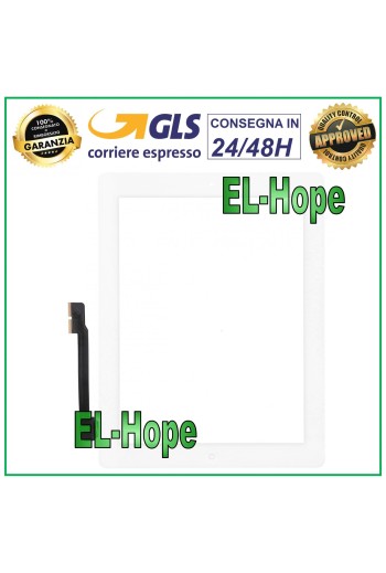 ÉCRAN TACTILE POUR APPLE IPAD 3 WIFI 3G A1430 A1416 A1403 BOUTON HOME EN VERRE BLANC