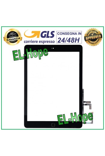 Écran tactile pour Apple iPad 5 Air, Wi-Fi 3G, puce IC A1822 A1823, verre noir + bouton d accueil