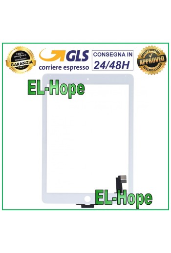 Écran tactile pour Apple iPad 6 Air 2 Wi-Fi 3G A1566 A1567 9,7 pouces en verre blanc 