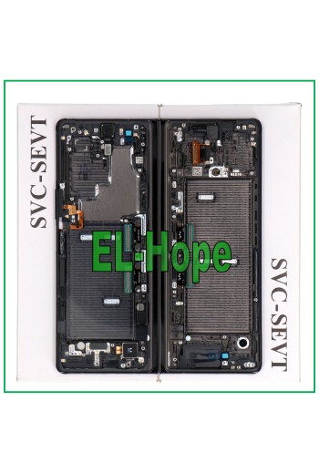 Écran LCD 100 % d origine Samsung Galaxy Z Fold 2 5G 2020 SM-F916 Touch Noir