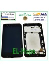 Écran tactile et LCD pour LG K9 2018 LM-X210EM LMX210EM Noir + Cadre