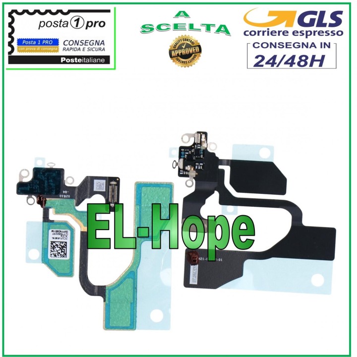 Antenne supe'rieure plate et flexible pour Apple iPhone 12 Mini, re'ception sans fil du signal Wi-Fi