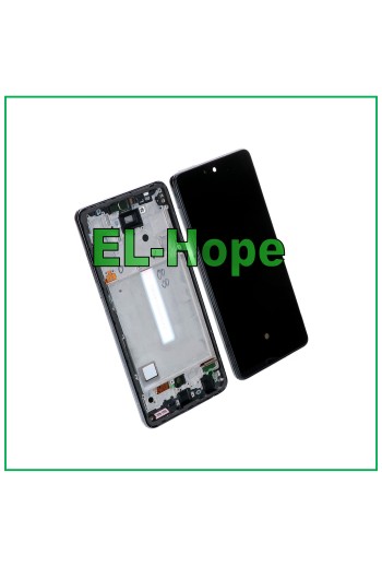 Écran LCD OLED pour Samsung Galaxy A52 5G 2021 SM-A525F A526B, cadre tactile noir
