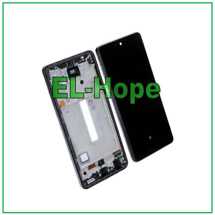 Écran LCD OLED pour Samsung Galaxy A52 5G 2021 SM-A525F A526B, cadre tactile noir