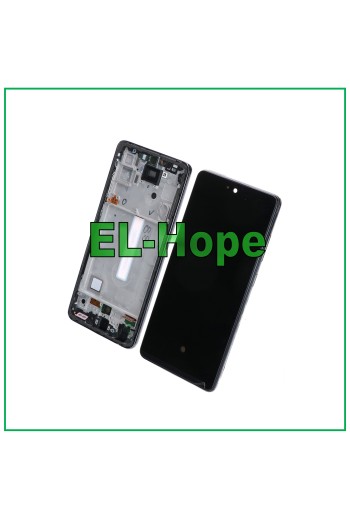 Écran LCD OLED pour Samsung Galaxy A52 5G 2021 SM-A525F A526B, cadre tactile noir