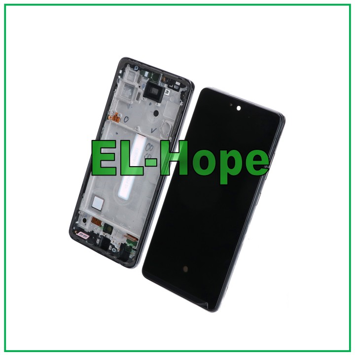 Écran LCD OLED pour Samsung Galaxy A52 5G 2021 SM-A525F A526B, cadre tactile noir
