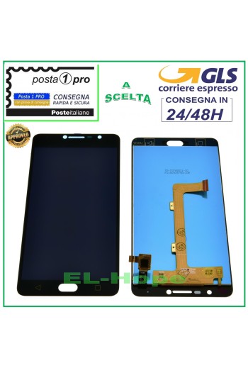 Écran LCD tactile en verre noir pour ZTE VODAFONE SMART ULTRA 7 700 VFD700