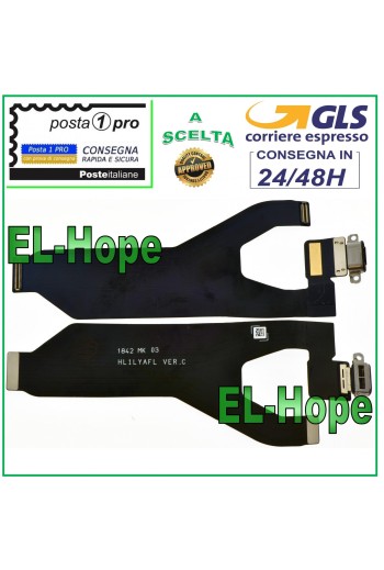 Connecteur de charge plat et flexible pour Huawei Mate 20 Pro (LYA-L09, LYA-L29) Type C