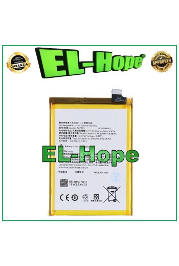 Batterie BLP875 pour Oppo Realme 9 5G Narzo 50 RMX3286 C55 RMX3710 d origine