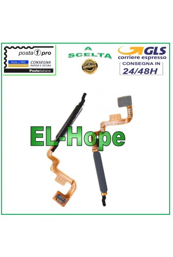 Clé d empreinte digitale plate et flexible pour Xiaomi Redmi Note 11S 4G 2201117SG Noir