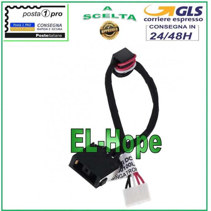 PRISE D ALIMENTATION CC POUR ORDINATEUR PORTABLE LENOVO G50-30 G50-40 G50-45 CONNECTEUR D ALIMENTATION FLEXIBLE