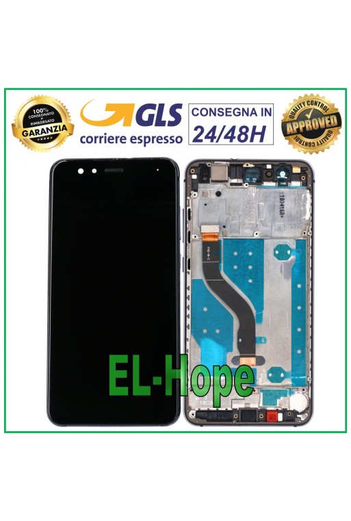 Écran LCD + châssis pour Huawei P10 Lite WAS-LX1 LX1A Écran tactile Noir