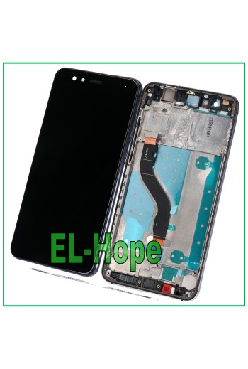 Écran LCD + châssis pour Huawei P10 Lite WAS-LX1 LX1A Écran tactile Noir