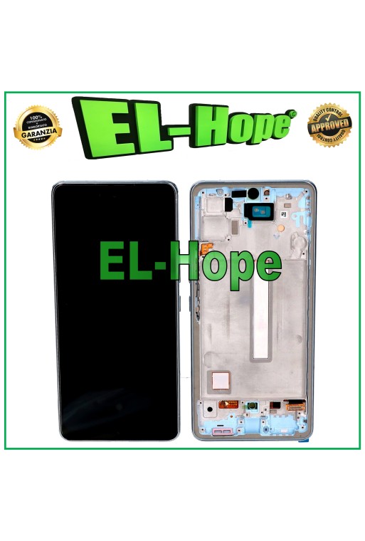 Écran LCD OLED pour Samsung Galaxy A53 5G 2022 SM-A536 A536B, cadre tactile bleu