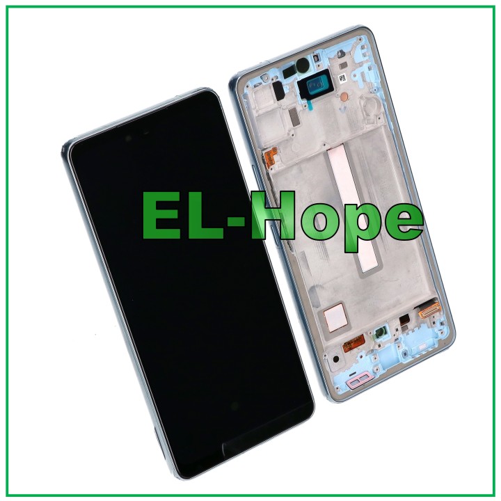 Écran LCD OLED pour Samsung Galaxy A53 5G 2022 SM-A536 A536B, cadre tactile bleu