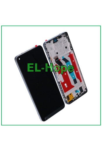 Cadre d écran LCD pour Huawei Honor 50 Lite NTN-LX1 L22, écran tactile en verre argenté