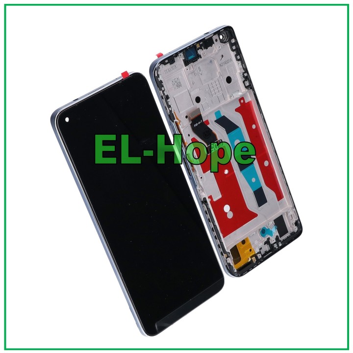 Cadre d e'cran LCD pour Huawei Honor 50 Lite NTN-LX1 L22, e'cran tactile en verre argente'