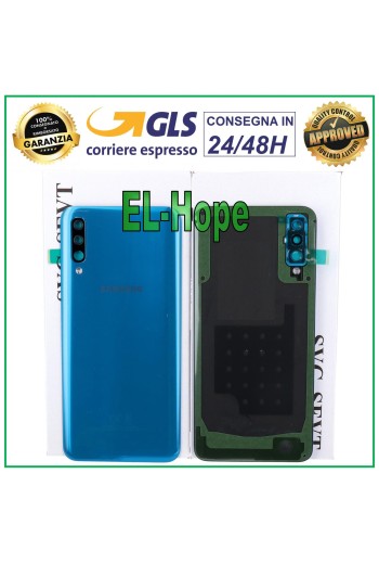 Cache batterie d origine Samsung Galaxy A50 SM-A505 Bleu