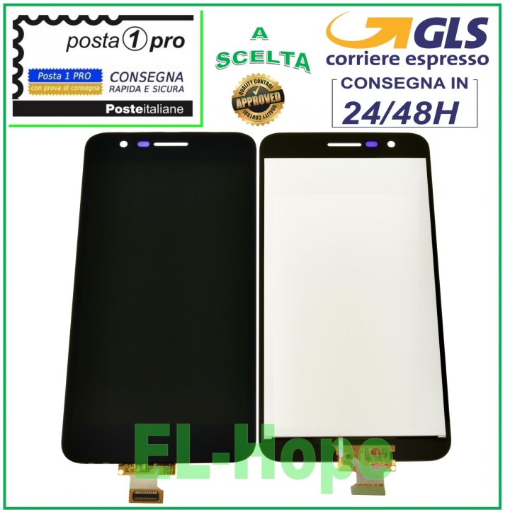 Écran LCD tactile noir pour LG K11 2018 LMX410 LM-X410
