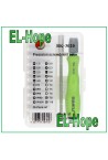 SET 22 PCS BAKU BK-3020 TOURNEVIS KIT D OUTILS TOURNEVIS OUVERTURE SMARTPHONE TABLETTE
