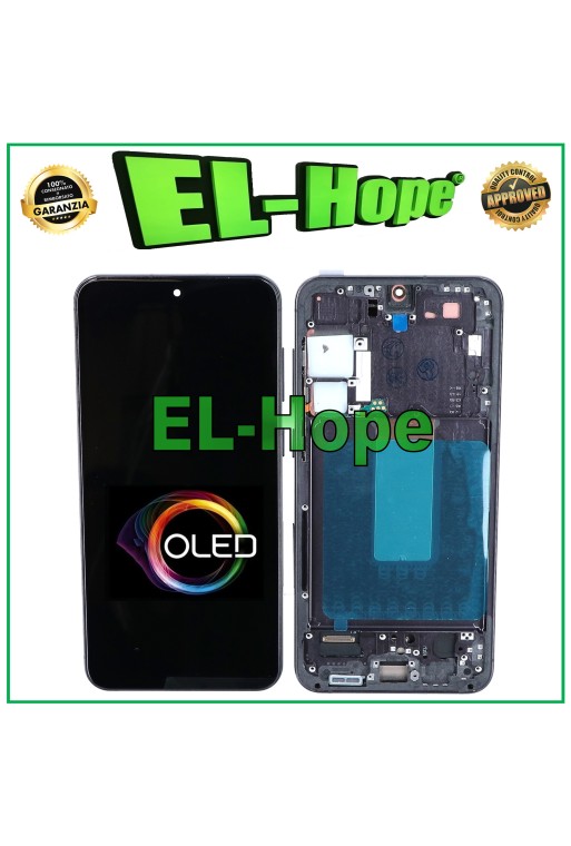 Écran tactile LCD OLED pour Samsung Galaxy S23+ Plus SM-S916, cadre noir