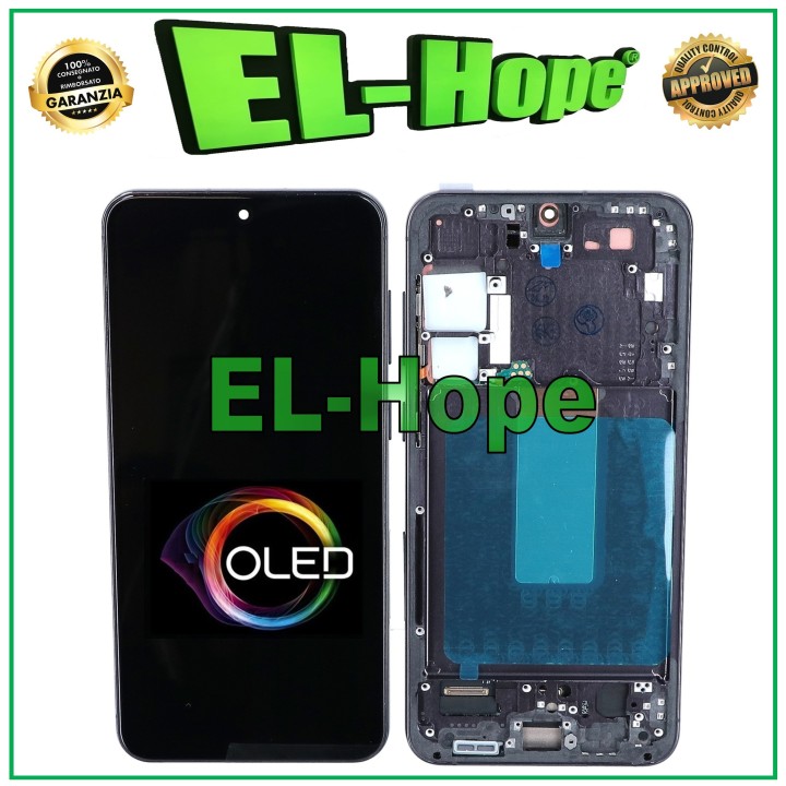 Écran tactile LCD OLED pour Samsung Galaxy S23+ Plus SM-S916, cadre noir