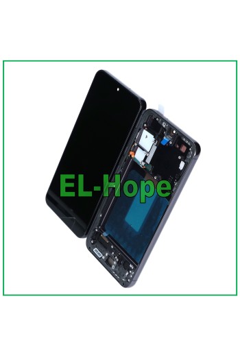 Écran tactile LCD OLED pour Samsung Galaxy S23+ Plus SM-S916, cadre noir