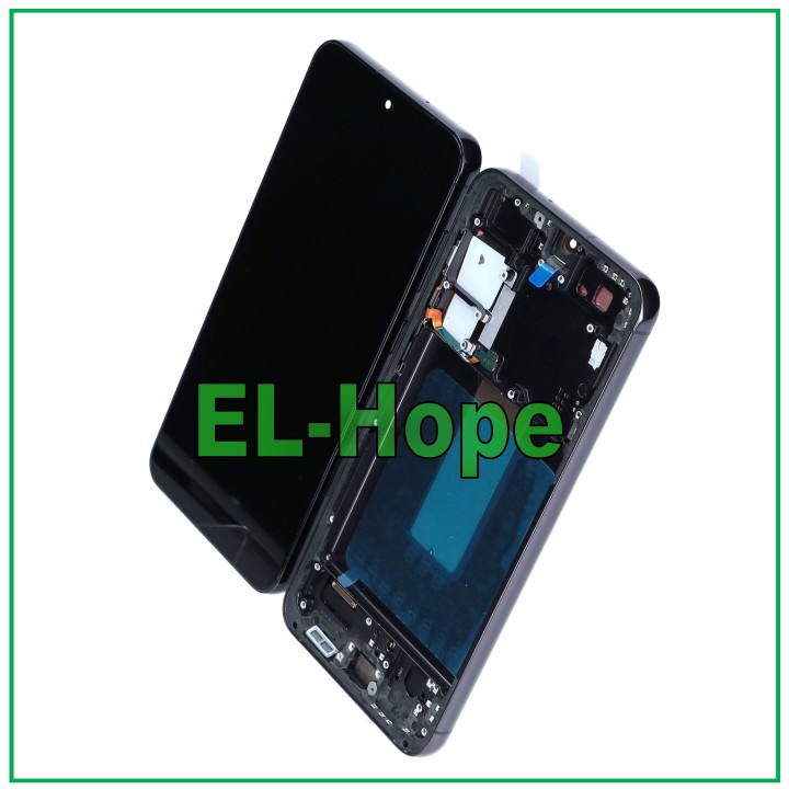 Écran tactile LCD OLED pour Samsung Galaxy S23+ Plus SM-S916, cadre noir