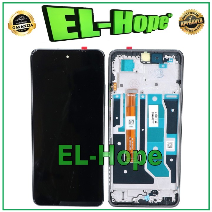 Écran LCD + châssis pour Oppo Realme C67 4G RMX3890, e'cran tactile assemble'