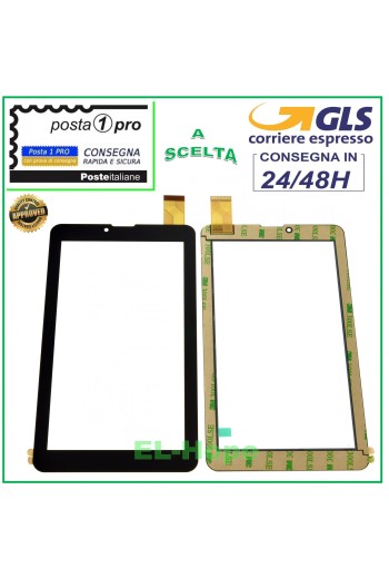 ÉCRAN TACTILE EN VERRE MEDIACOM M-MP720M M-MP721M SMARTPAD 7.0 ORIGINAL NOIR