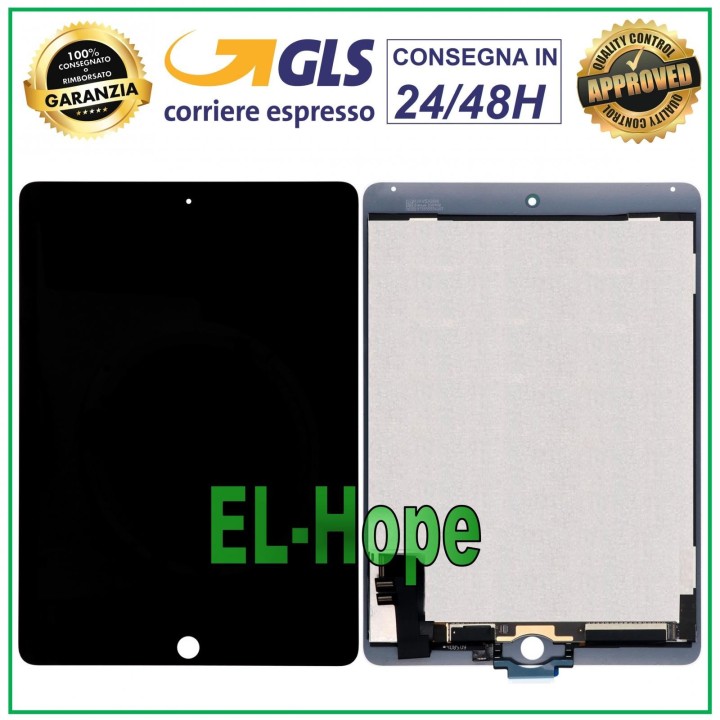 Écran tactile LCD pour Apple iPad 6 Air 2 A1566 A1567, e'cran en verre noir