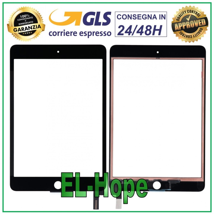 ÉCRAN TACTILE POUR APPLE IPAD MINI 4 WIFI 3G A1538 A1550 VERRE NOIR
