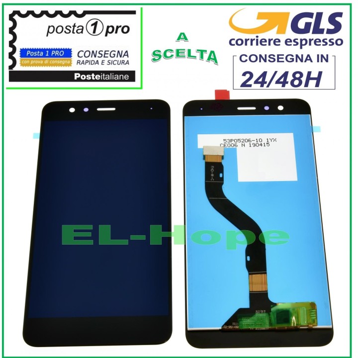 Écran LCD tactile noir pour Huawei P10 Lite WAS-LX1 LX1A