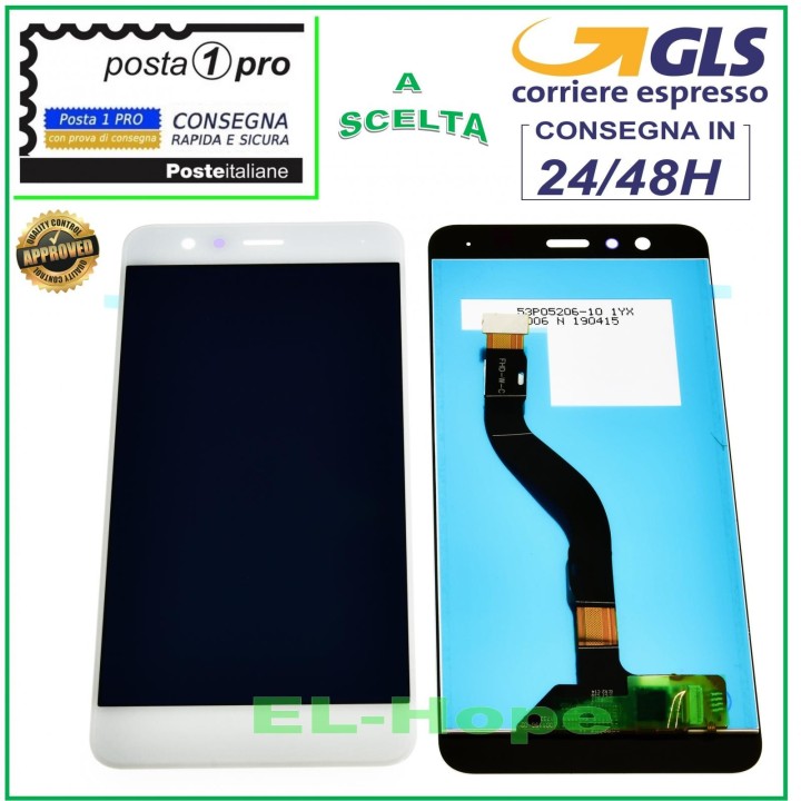 Écran LCD tactile blanc pour Huawei P10 Lite WAS-LX1 LX1A