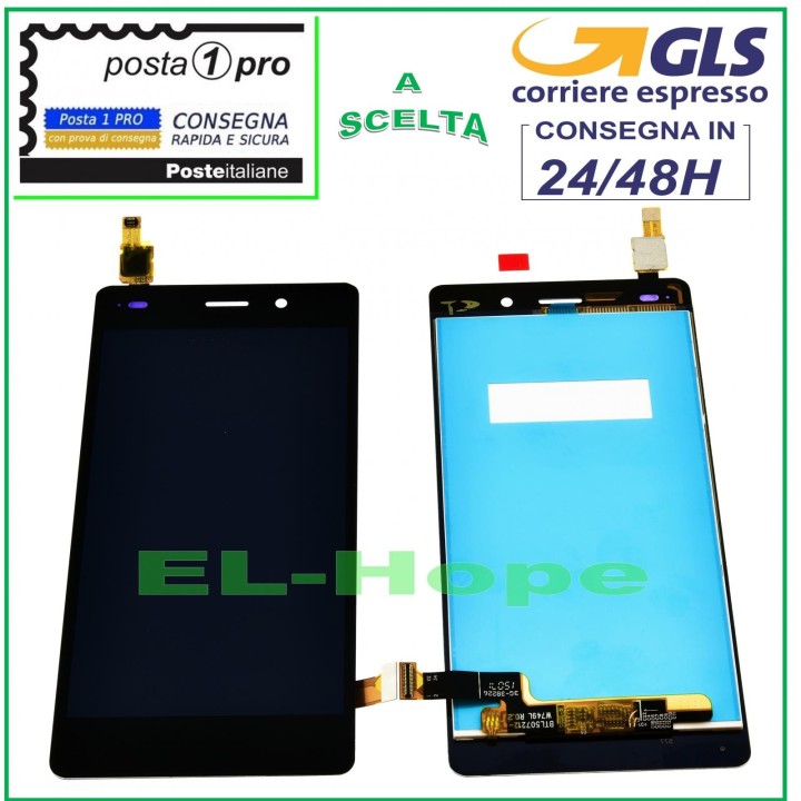 Écran LCD tactile noir pour Huawei P8 Lite ALE-L21