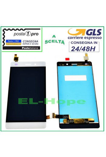 Écran LCD tactile blanc pour Huawei P8 Lite ALE-L21