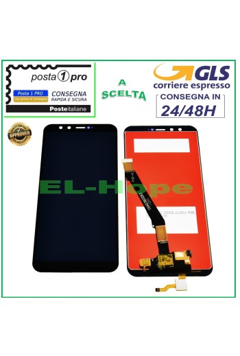 Écran LCD tactile en verre noir pour Huawei Honor 9 Lite LLD-L31 AL00 AL09