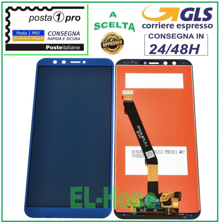 Écran LCD tactile en verre bleu pour Huawei Honor 9 Lite LLD-L31 AL00 AL09