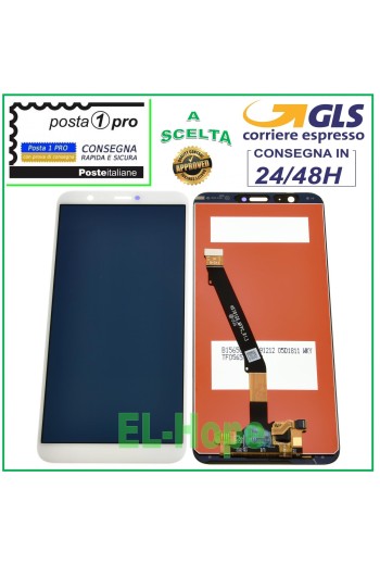 Écran LCD tactile blanc pour Huawei P Smart Fig-LX1, LX2, LX3, Enjoy 7S