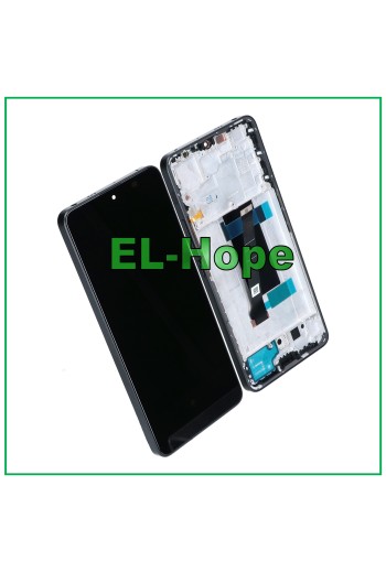 Écran tactile LCD OLED pour Xiaomi Redmi Note 13 Pro 5G 2312CRAD3C, cadre noir