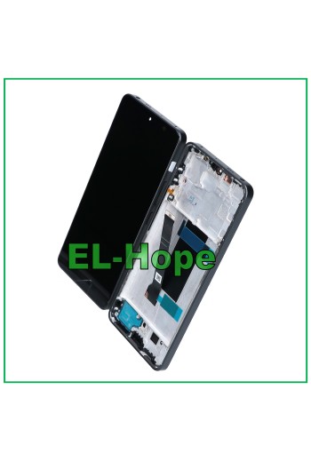 Écran tactile LCD OLED pour Xiaomi Redmi Note 13 Pro 5G 2312CRAD3C, cadre noir