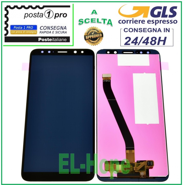 Écran LCD tactile en verre noir pour Huawei Mate 10 Lite RNE-L01 L21 Nova 2i