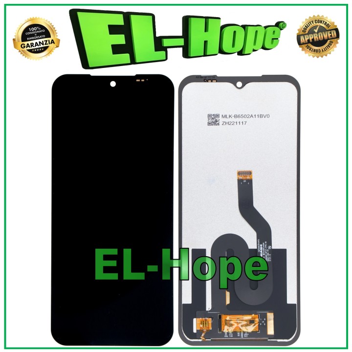 Écran LCD pour Ulefone Armor 12/12S, e'cran tactile en verre assemble'