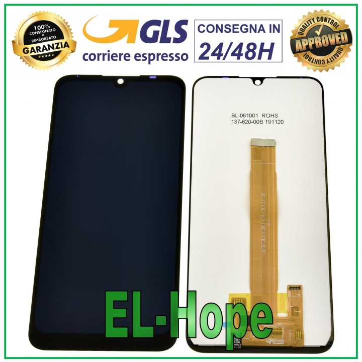 Écran LCD tactile pour Wiko View 3 Lite W-V800, e'cran 6,09 pouces, noir