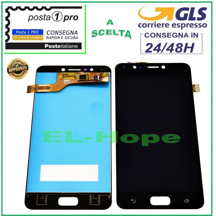 Écran LCD tactile noir pour ASUS Zenfone 4 Max ZC520KL X00HD