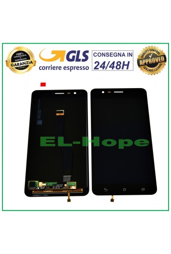 Écran tactile en verre noir pour Asus Zenfone 3 Zoom ZE553KL Z01HD