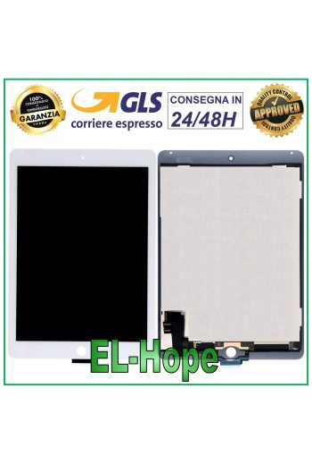 Écran tactile LCD pour Apple iPad 6 Air 2 A1566 A1567, écran en verre blanc
