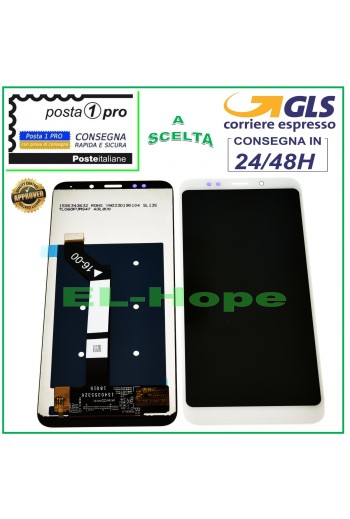 Écran LCD tactile pour Xiaomi Redmi 5 Plus, verre blanc