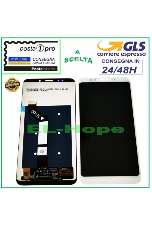 Écran LCD tactile pour Xiaomi Redmi 5 Plus, verre blanc