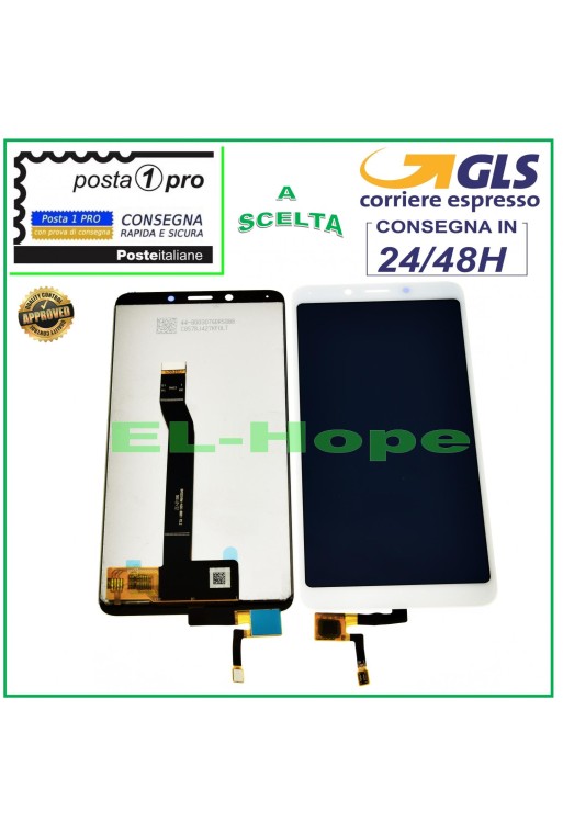 Écran LCD tactile pour Xiaomi Redmi 6/6A, blanc